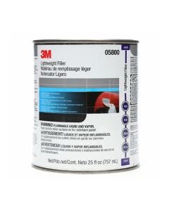 3M™ 05800 Lightweight Body Filler | Gray | 1 Qt | 00051131058002