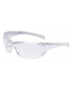 3M Virtua™ Safety Glasses | Clear Polycarbonate Lens, Clear Frame | Non-Magnified | 11329-00000-20