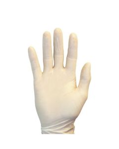 The Safety Zone GRDR-LG-1-T Disposable Powdered Gloves, L, 9.65 in L, Nitrile Palm, Natural