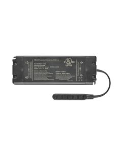 Tresco Lighting L-DCE60D-CON-25 Plastic Wall Dimmable LED Power Supply, 12 VDC, 60 W, Black