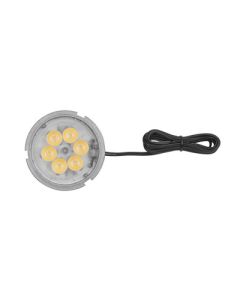 Tresco Lighting Pockit® Adapt L-POC-5ADJ-W-1 LED Puck Light, 12 VDC, 5 W, 250 Lumens, 5000 K, Cool White, Gray