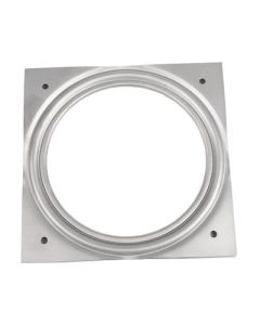 Triangle Manufacturing Company 6LS 22 ga Steel Square Turntable Bearing, 500 lb, Pre-Plated Electro-Galvanized, For 17 - 35 in Lazy Susan