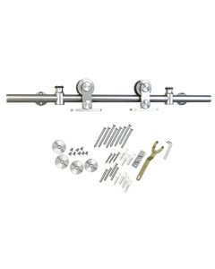U.S. Futaba 77214 56 023 Stainless Steel Hardware Kit, For 1-1/4 -?1-3/4 in THK 350 lb Flat Rail Barn Door