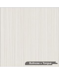 Wilsonart Wetwall W7004 Staccato | 18 Linearity Finish | Bullnose + Tongue Edges, 0.43" Panel | 8"W x 96"H