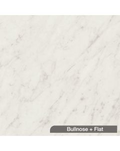 Wilsonart Wetwall W7008 Torrone Marble | 07 Textured Gloss Finish | Bullnose + Tongue Edges, 0.43" Panel | 32"W x 96"H