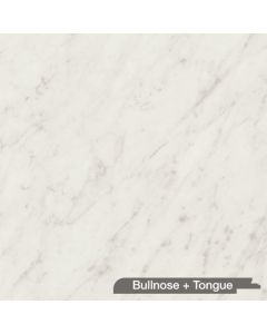 Wilsonart Wetwall W7008 Torrone Marble | 07 Textured Gloss Finish | Bullnose + Tongue Edges, 0.43" Panel | 30"W x 96"H