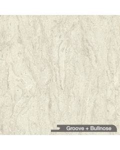 Wilsonart Wetwall W7027 Tahiti Sands | 22 Antique Finish | Groove + Bullnose Edges, 0.43" Panel | 8"W x 96"H