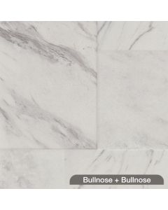 Wilsonart Wetwall W7054 Larisis Marble | 07 Textured Gloss Finish | Bullnose + Bullnose Edges, 0.43" Panel | 8"W x 96"H