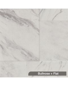 Wilsonart Wetwall W7054 Larisis Marble | 07 Textured Gloss Finish | Bullnose + Flat Edges, 0.43" Panel | 30"W x 96"H