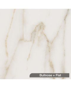 Wilsonart Wetwall W7054 Larisis Marble | 07 Textured Gloss Finish | Bullnose + Flat Edges, 0.43" Panel | 36"W x 72"H