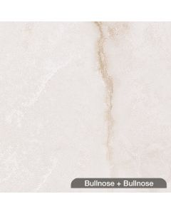 Wilsonart Wetwall W7057 Tuscany Marble | 22 Antique Finish | Bullnose + Bullnose Edges, 0.43" Panel | 36"W x 96"H