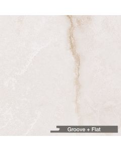 Wilsonart Wetwall W7057 Tuscany Marble | 22 Antique Finish | Groove + Flat Edges, 0.43" Panel | 30"W x 96"H