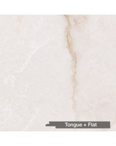 Wilsonart Wetwall W7057 Tuscany Marble | 22 Antique Finish | Tongue + Flat Edges, 0.43" Panel | 30"W x 96"H